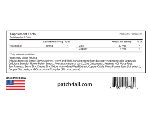 Men's Ultimate Vitality Patch (30 Pack) - Image 2